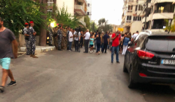 تجمع لأهالي موقوفي انفجار المرفأ في أدونيس