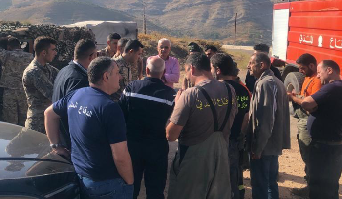 رئيس بلدية تنورين: تم احتواء الحريق في غابة الارز