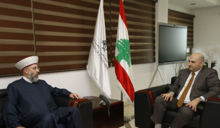 وزير الصحة استقبل مفتي بعلبك