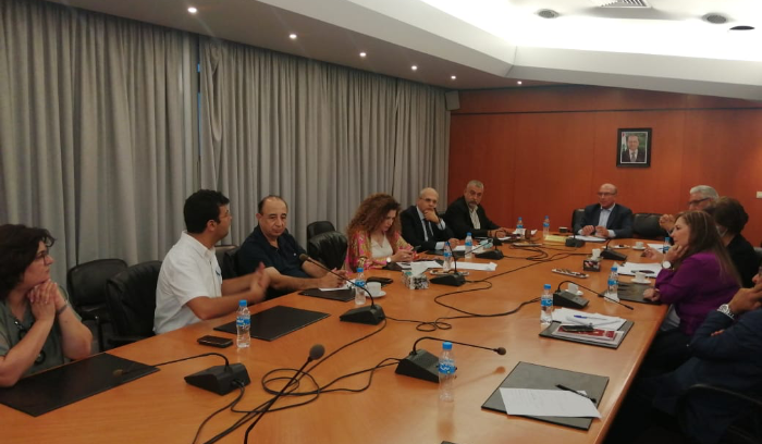 التحديات الصحية في اجتماع تنسيقي لنقابات المهن الصحية والطبية في بيت الطبيب