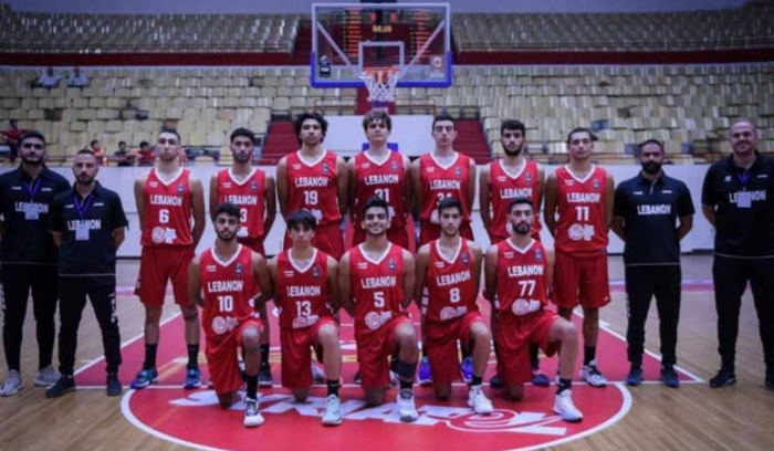 منتخب لبنان لتحت الـ18 سنة بطلاً لغرب آسيا بكرة السلة
