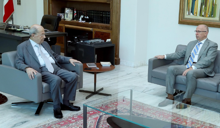 تأمين الحبوب بين عون والسفير الأوكراني