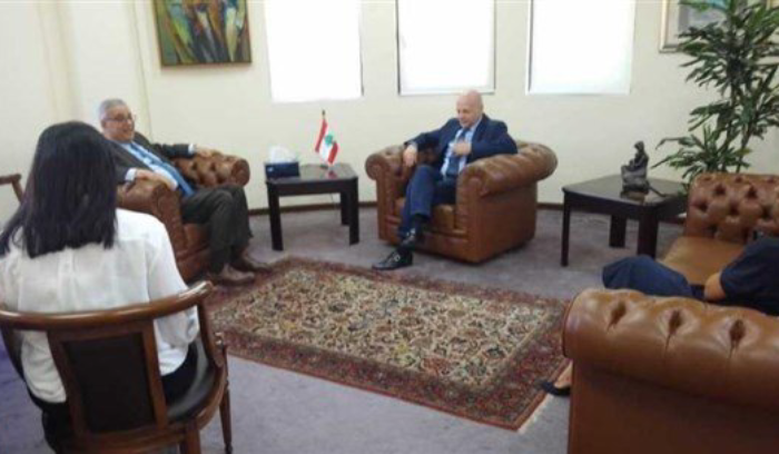 بو حبيب التقى سفير ايرلندا ومدير الأونروا