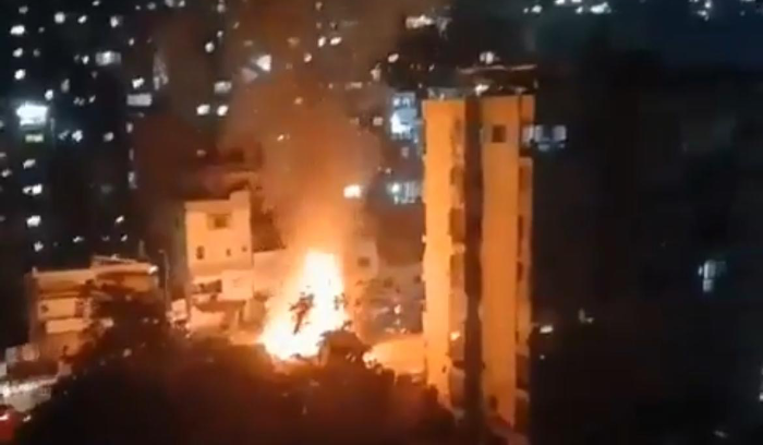 بسبب ماس كهربائي…اندلاع حريق كبير في الجديدة تبنين