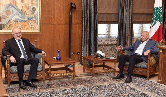 بري يلتقي فهمي وكلاس والخازن