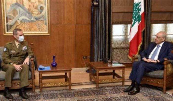 بري استقبل قائد اليونيفيل وفرونتسكا والمفتي قبلان