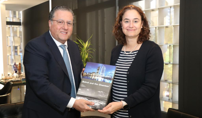شقير يلتقي ممثلة الـUNDP في لبنان<br />
والبحث تركز على سبل دعم المؤسسات الصغيرة