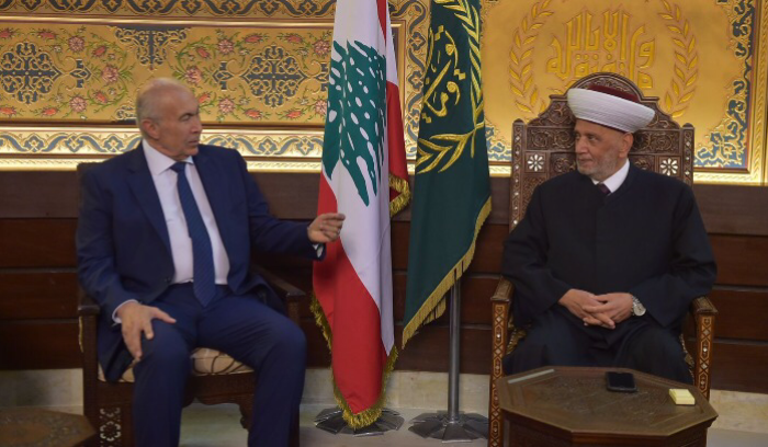 دريان أثنى على عمل مخزومي في حل مشكلة المياه والكهرباء في بيروت :مساعيه خيرة في رفع الغبن