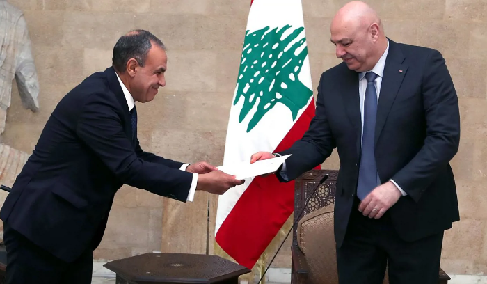 السيسي للرئيس عون: مصر مستعدة لمساندة لبنان في تخطي تبعات الحرب والمشاركة في عملية إعادة الإعمار