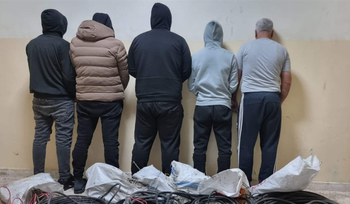 توقيف عصابة سرقة أسلاك كهربائية عن الشبكة العامة في مناطق الشمال