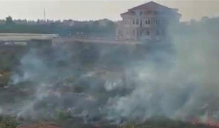 إخماد حريق في الخرايب - وادي الطبل