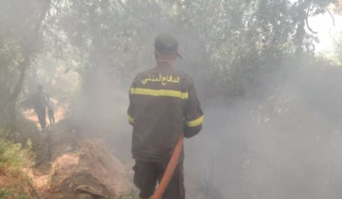 اخماد حريق في بلدة قبعيت العكارية