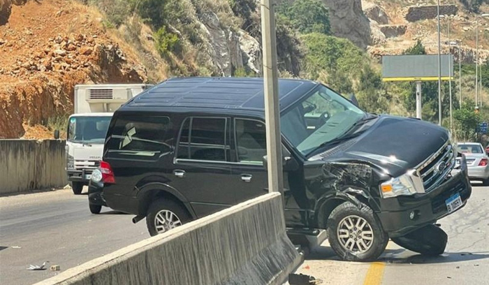 حادث سير على أوتوستراد المتن السريع