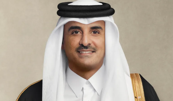 أمير قطر يلتقي الشرع في دمشق