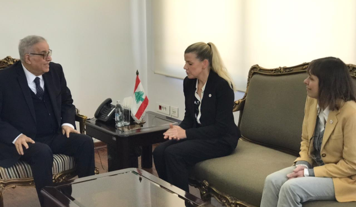 بو حبيب استقبل رئيسة بعثة اللجنة الدولية للصليب الأحمر في لبنان