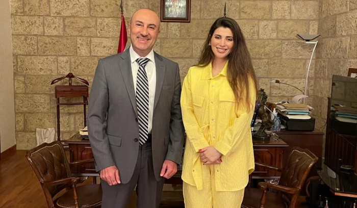 إيناس الجرمقاني بعد لقائها اللواء صليبا: نثمن دور أمن الدولة الرائد في خدمة أبناء الوطن