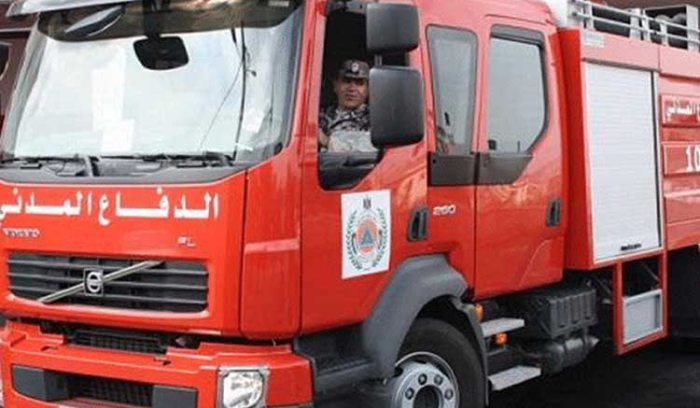 إهماد حريق بيت أيوب