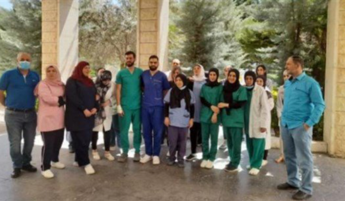 اعتصام احتجاجي لموظفي مستشفى بنت جبيل الحكومي