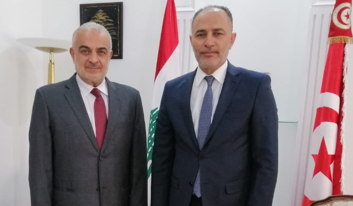 سفير تونس عرض  للعلاقات  التجارية مع رئيس جمعية تجار لبنان الشمالي