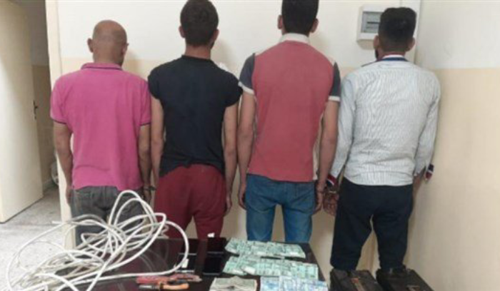 القبض على عصابة بالجرم المشهود