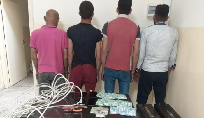 القبض على عصابة بالجرم المشهود