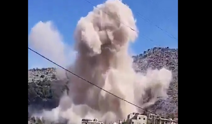 تفجير ضخم في كفرشوبا