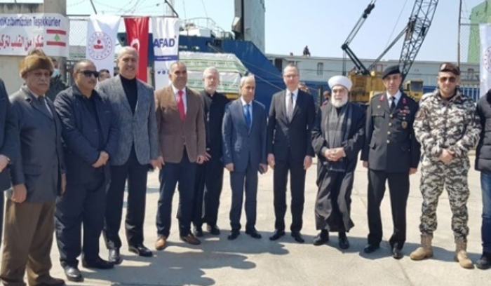 266 طناً جديدة من المساعدات التركية في مرفأ طرابلس