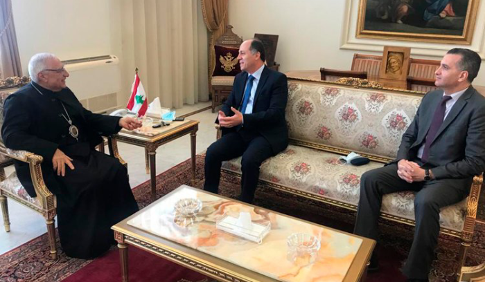 البيطار عرض أوضاع طائفة الروم الكاثوليك مع البطريرك العبسي