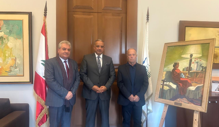 وفد من البطريركية المارونية واهالي وادي قنوبين زار وزير الثقافة