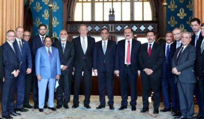 لافروف أطلع السفراء العرب على تطورات الاوضاع في أوكرانيا