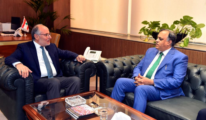 الحلبي إستقبل سفير الهند وبحثا في التعاون في قضايا عدة