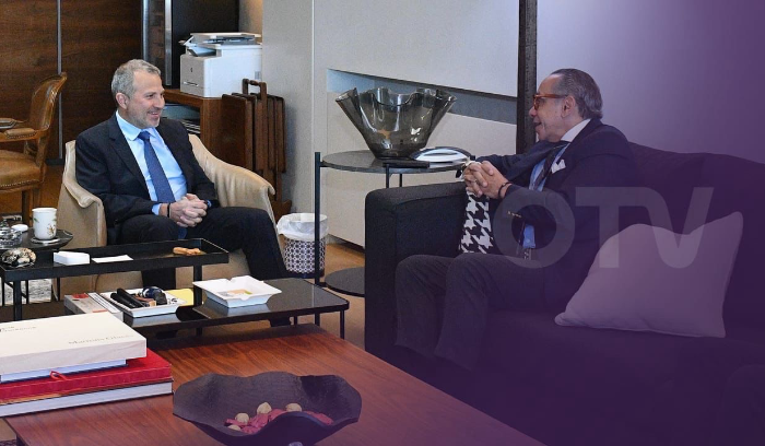 باسيل وسفير مصر بحثا في آفاق الوضع اللبناني بعد الإنتخابات الرئاسية