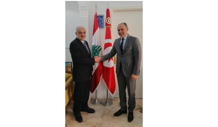 أسعد الحريري زار السفير التونسي وبحثا في توطيد العلاقات بين البلدين