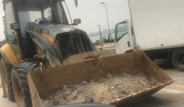 زحمة سير خانقة على الاوتوستراد الساحلي من الضبيه في اتجاه جل الديب