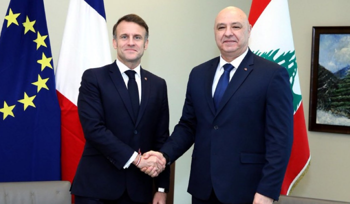 ماكرون من بعبدا: نتطلع لأن يكون السلاح فقط في يد الجيش