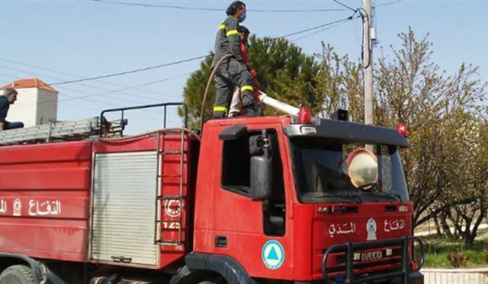 حريق داخل منزل تسبب بحالات احتناق بين افراد الاسرة