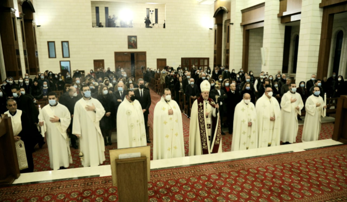 المطران عون ترأس قداس عيد مار مارون والذكرى السنوية العاشرة لتوليته مقاليد الابرشية