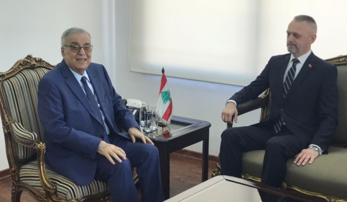 بو حبيب استقبل سفير فرنسا لدى لبنان