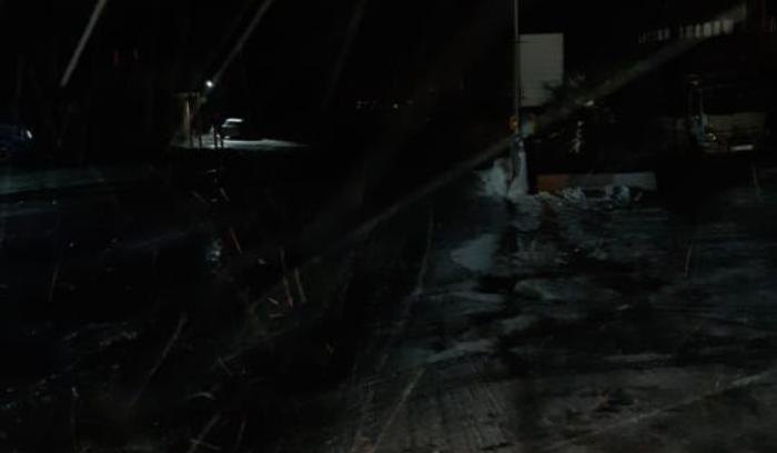 طريق ضهر البيدر مقطوعة بالكامل…