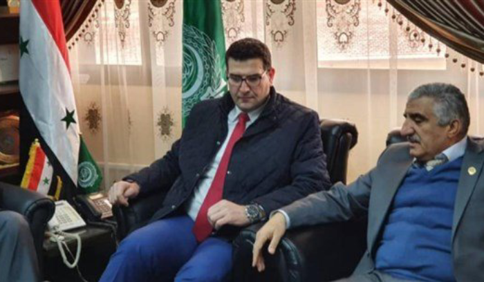 وزير الزراعة بحث والمدير العام لأكساد في علاقات التعاون