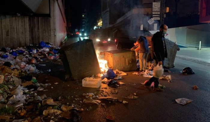 قطع طريق ⁧‫زوق مصبح‬⁩ الداخلية