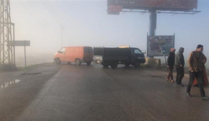 قطع طريق حوش الحريمة بسبب أزمة الكهرباء