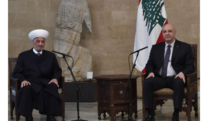 دريان من بعبدا: لنبدأ جميعًا بالتفكير بمنطق دولة المواطن والعدالة والقانون والحاضنة للجميع