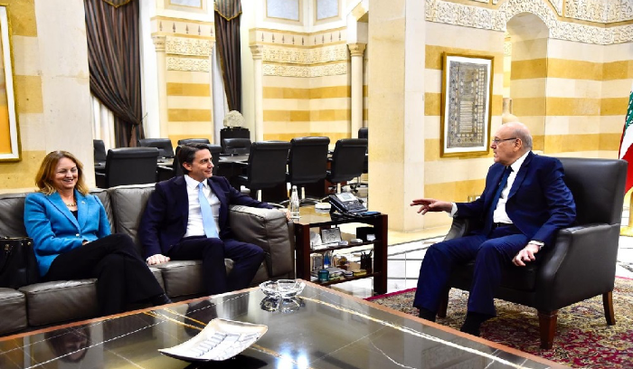 ميقاتي: لوضع جدول زمني واضح لاتمام الانسحاب الاسرائيلي