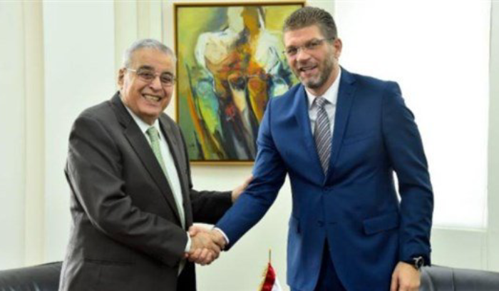 بو حبيب بحث وكومار جاه في مشاريع التعاون بين لبنان والبنك الدولي