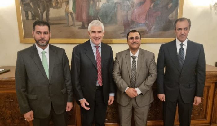 العسومي التقى رئيس لجنة العلاقات الخارجية بمجلس الشيوخ الإيطالي:لانشاء منتدى برلماني عربي إيطالي