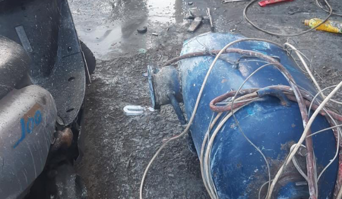جريح بانفجار خزان كربير في الميناء طرابلس