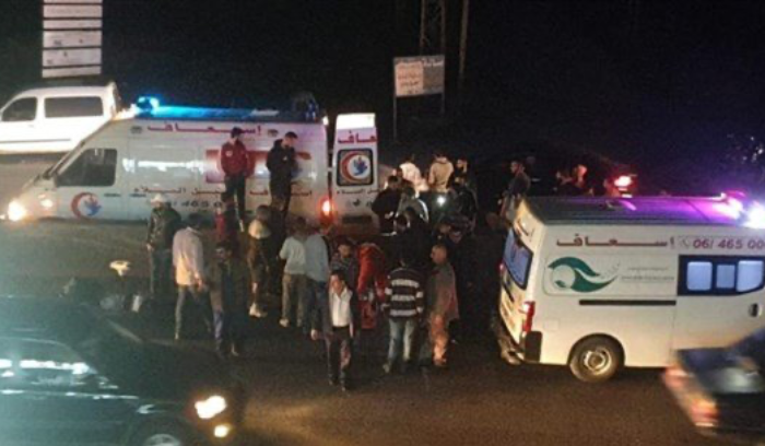 جريحان في حادث صدم