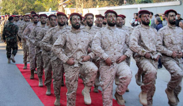 عرض مسلح لـ«حزب الله» لافتتاح بئر مياه في منطقة بعلبك<br />
معلومات عن قيامه بمناورات عسكرية في قمم سلسلة جبال لبنان الغربية