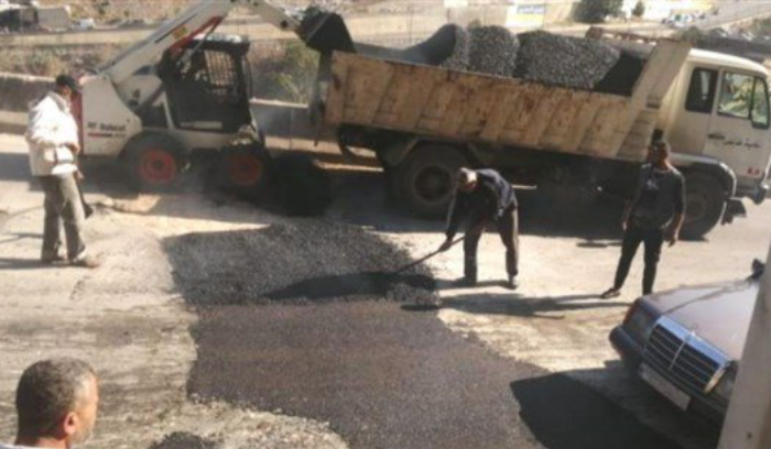 بلدية طرابلس واصلت تعبيد بعض شوارع المدينة